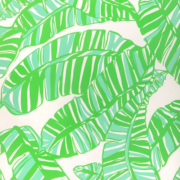 Sample - P2025111-31 | Go Bananas Wp, Green Tropical - Lee Jofa Wallpaper - P2025111.31.0