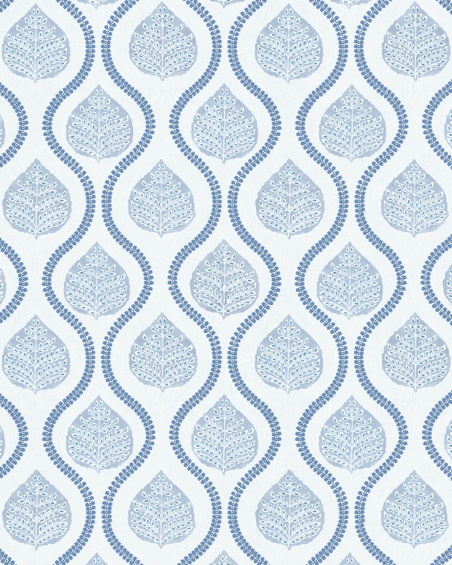Purchase P2026102A-55 Elsie Paper, Blue Ogee - Lee Jofa Wallpaper - P2026102A.55.0