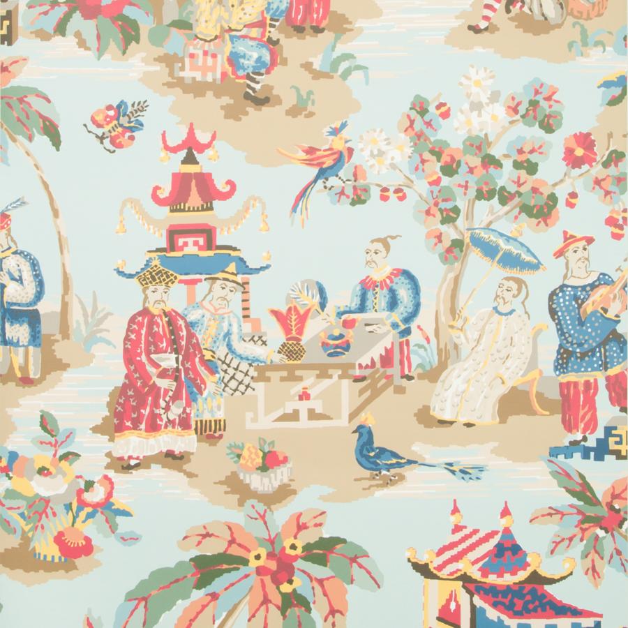 Sample P8019102.207.0 Volume 57, Xian Sky by Brunschwig and Fils Wallpaper