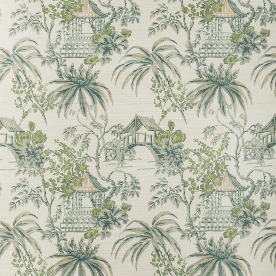 Purchase P8019115.133.0 Tongli Blue Chinoiserie by Brunschwig & Fils Wallpaper
