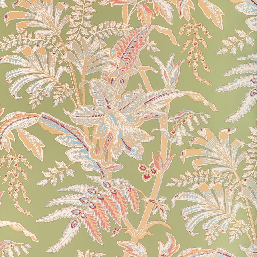 Sample P8022104.317.0 Seychelles, Leaf by Brunschwig and Fils Wallpaper