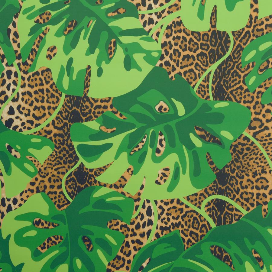 Sample - P8022110.316.0 | Mambo, Green Tropical - Brunschwig & Fils Wallpaper
