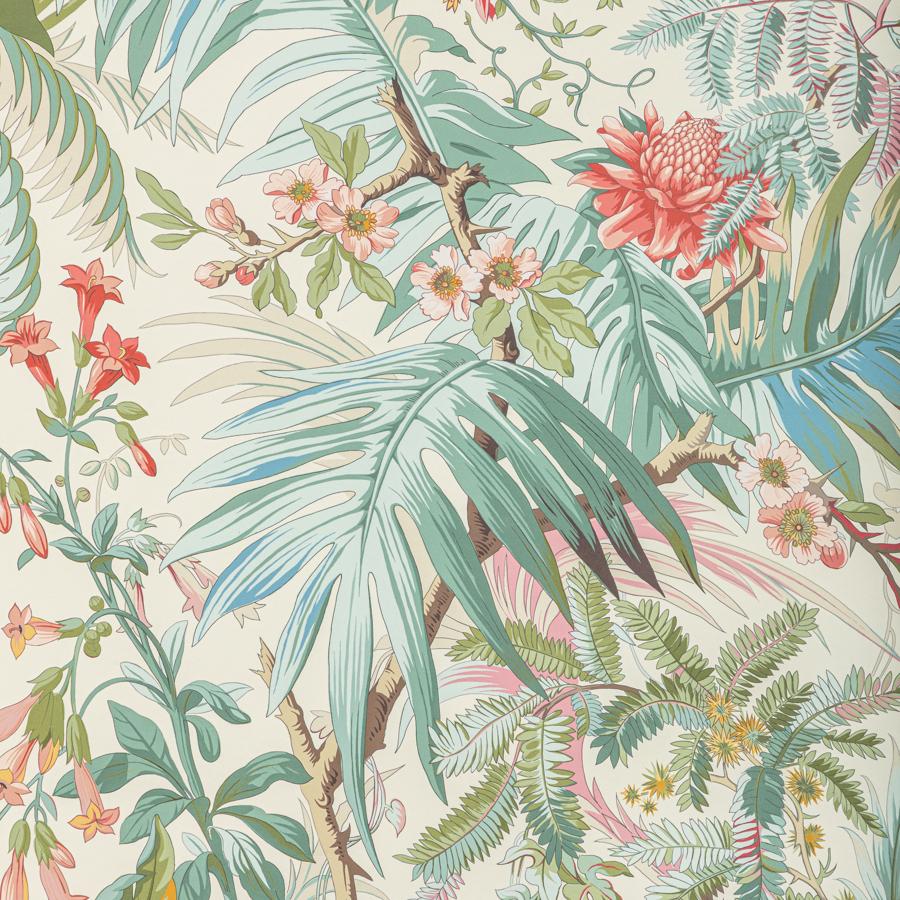 Purchase P8022111.517.0 Majorelle, Green Tropical - Brunschwig & Fils Wallpaper