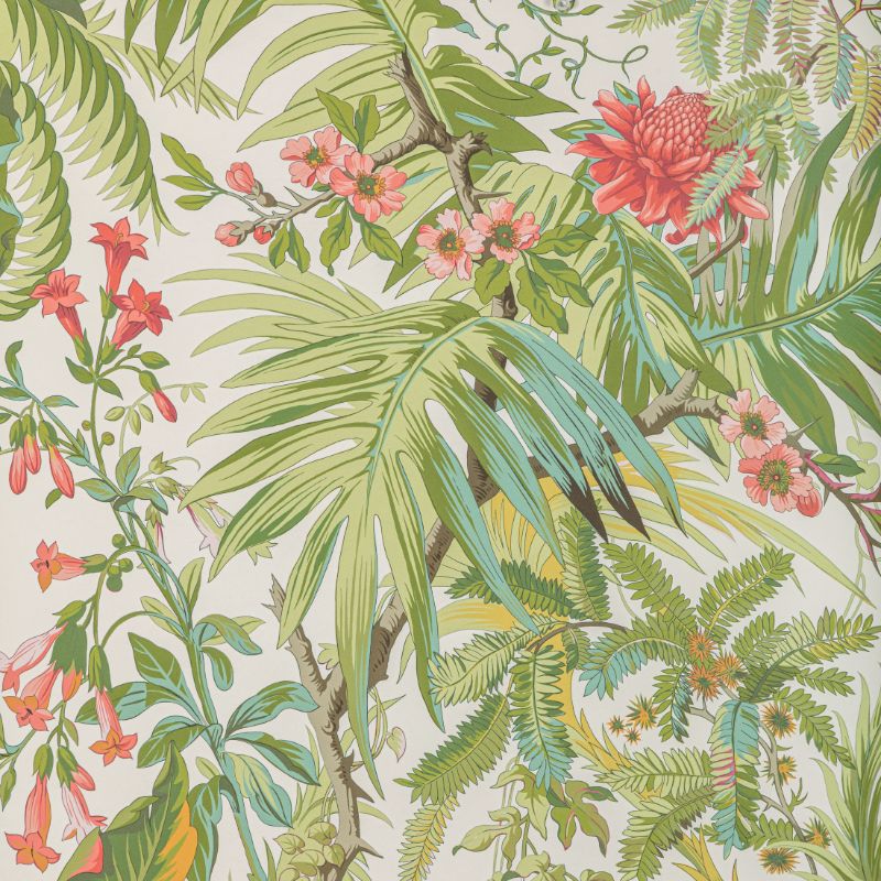 Purchase P8022111.73.0 Majorelle, Green Tropical - Brunschwig & Fils Wallpaper