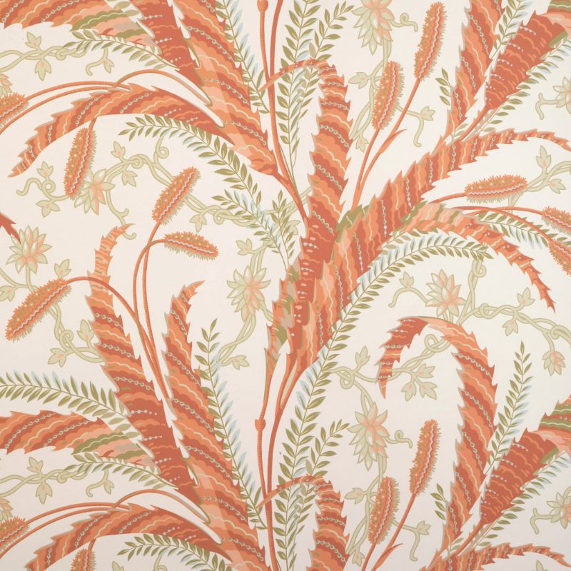 Purchase P8023101.12.0 Vernay, Orange Botanical - Brunschwig & Fils Wallpaper