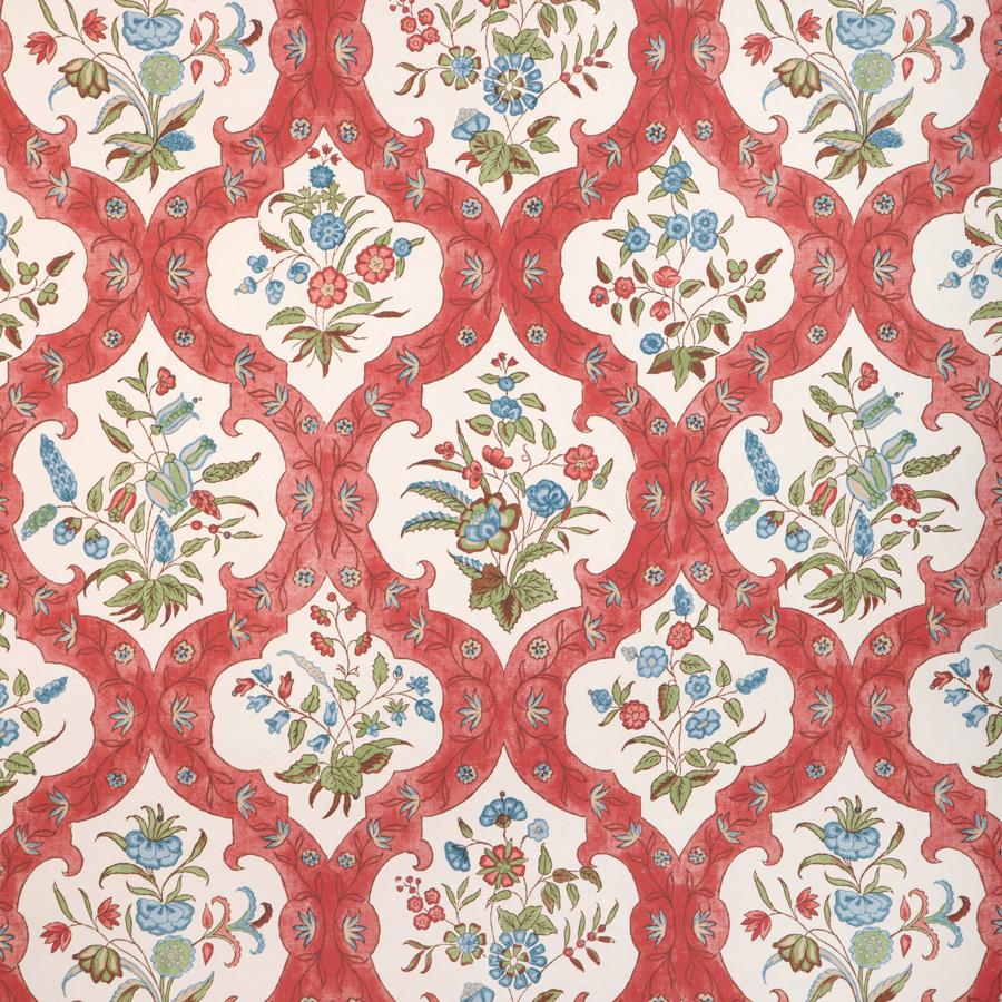Purchase P8023102.195.0 Ventoux, Red Floral - Brunschwig & Fils Wallpaper