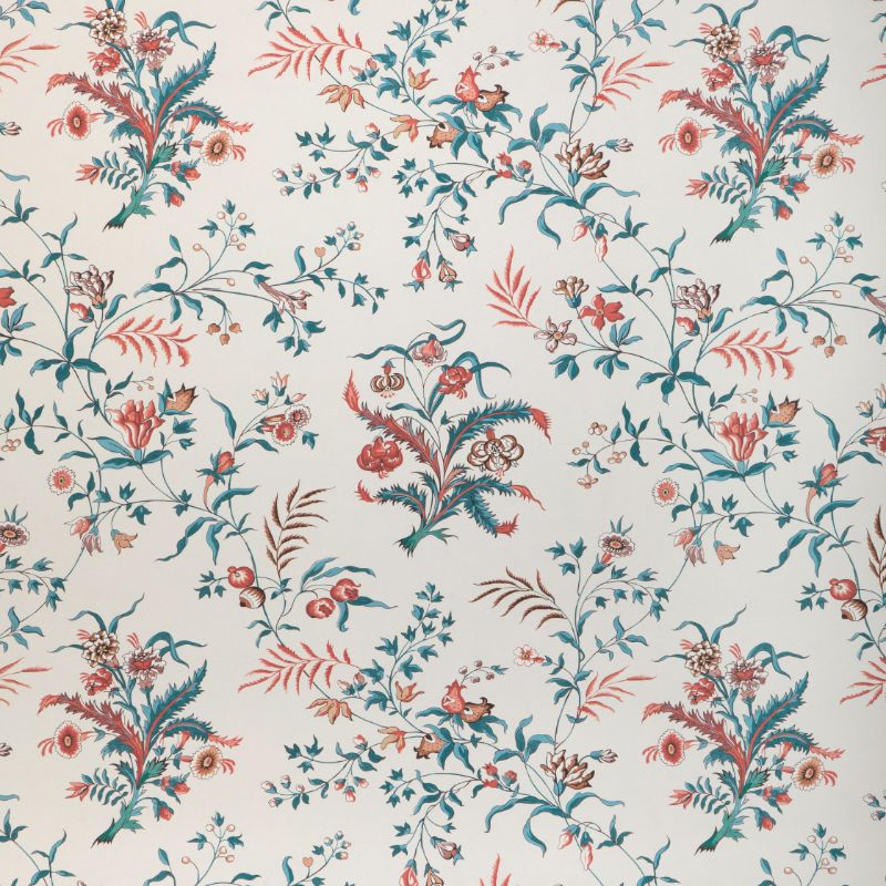 Purchase P8023105.517.0 Chancay, Red Botanical - Brunschwig & Fils Wallpaper