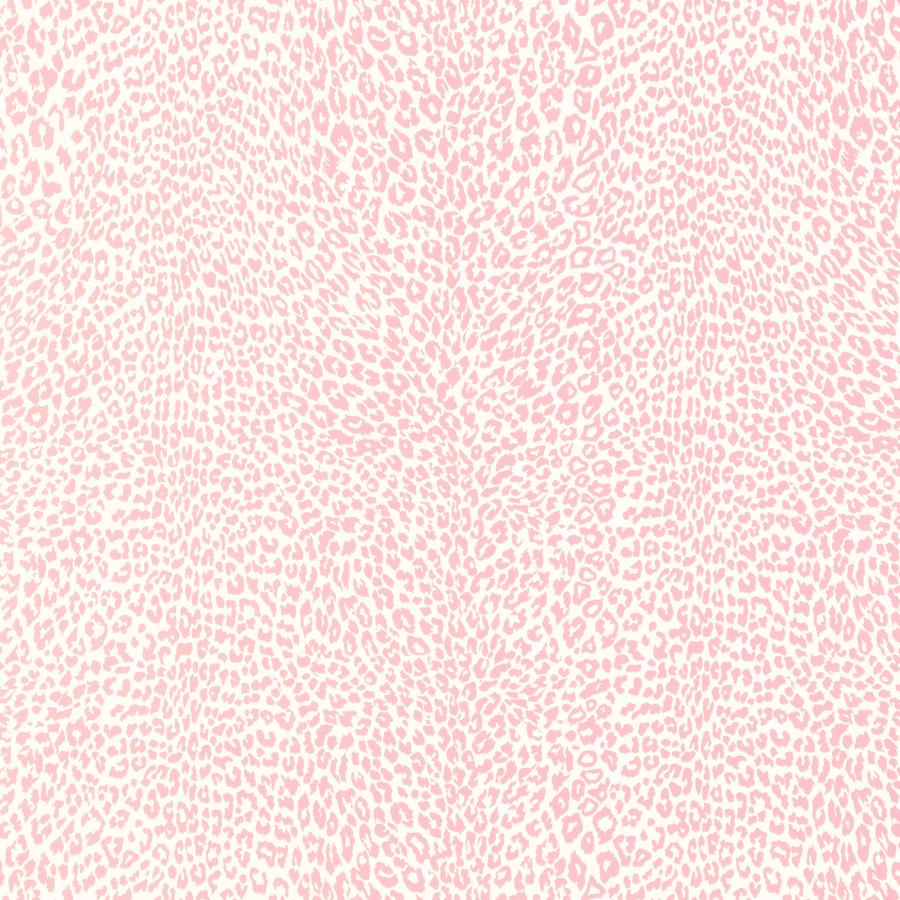 Sample - P8023107.7.0 | Petit Leopard, Pink Animals - Brunschwig & Fils Wallpaper
