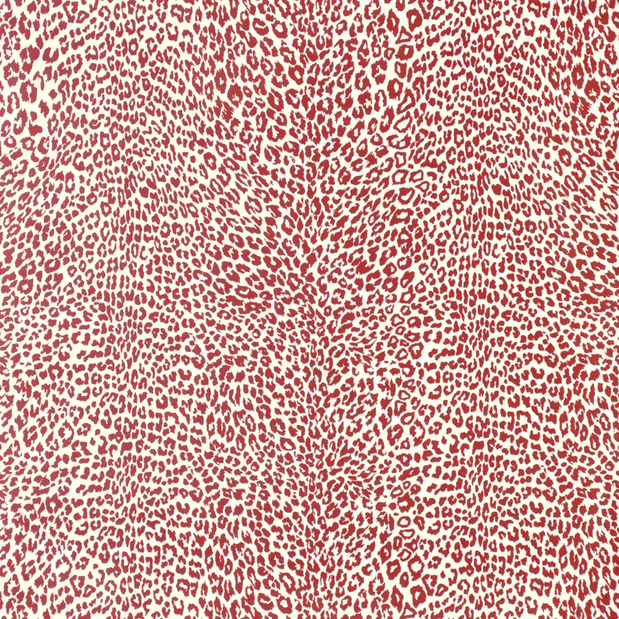 Purchase P8023107.9.0 Petit Leopard, Red Animals - Brunschwig & Fils Wallpaper