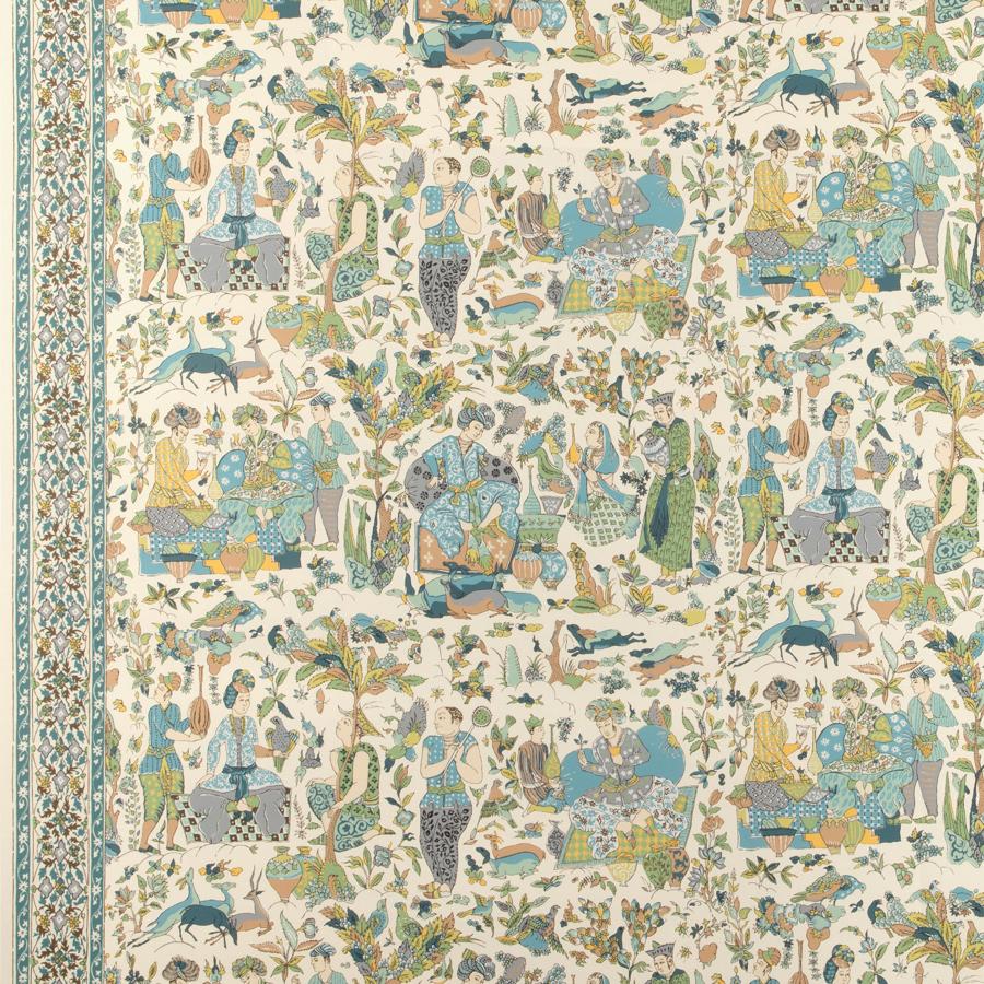 Sample - P8024100-153 | Shalimar, Blue Chinoiserie - Brunschwig & Fils Wallpaper - P8024100.153.0