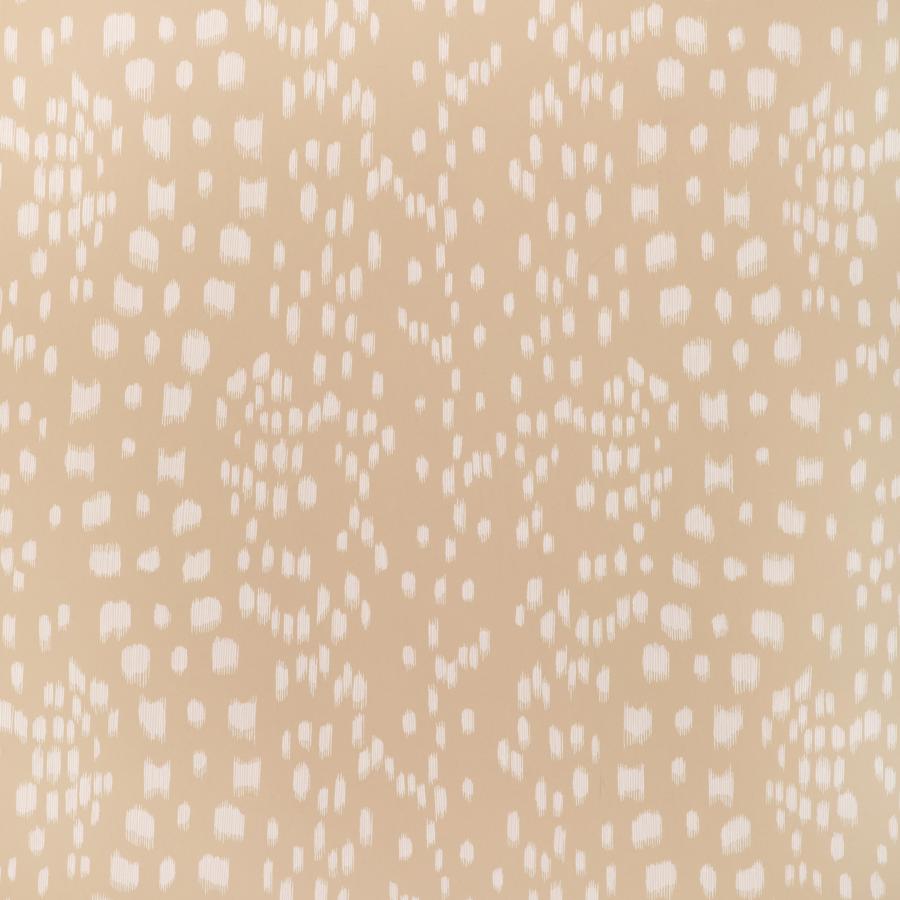 Sample - P8024102-16 | Les Touches Reverse, Brown Polka Dots - Brunschwig & Fils Wallpaper - P8024102.16.0