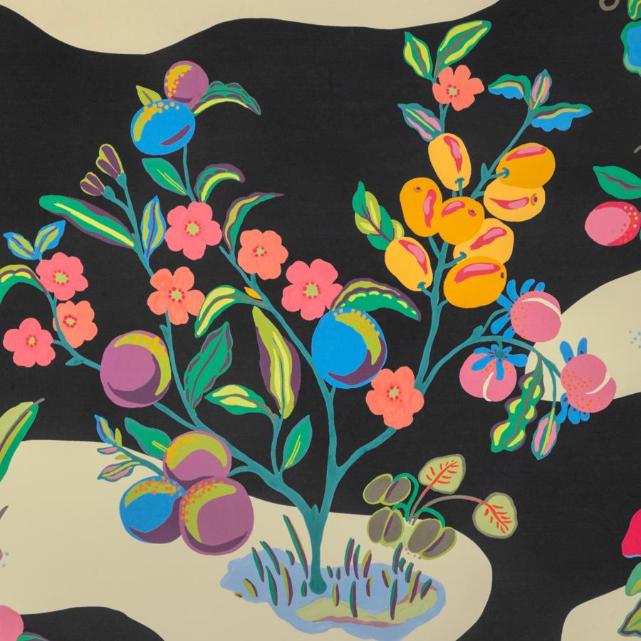 Sample - P8024108-819 | Pomelo, Multi Color Fruit - Brunschwig & Fils Wallpaper - P8024108.819.0