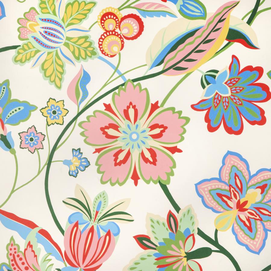 Purchase P8024110-317 Botanique, Multi Floral - Brunschwig & Fils Wallpaper - P8024110.317.0
