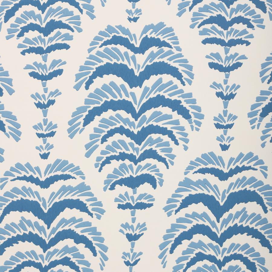 Purchase P8025107-5 Ponchette, Delft Botanical - Brunschwig & Fils Wallpaper - P8025107.5.0