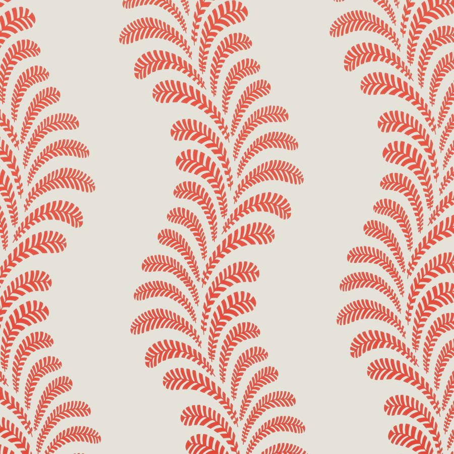 Purchase P8025112-19 Vezere, Red Botanical - Brunschwig & Fils Wallpaper - P8025112.19.0