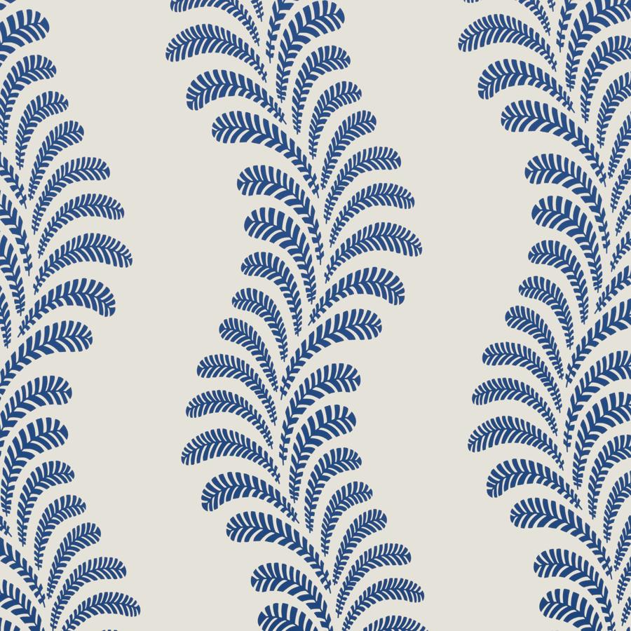 Purchase P8025112-50 Vezere, Navy Botanical - Brunschwig & Fils Wallpaper - P8025112.50.0