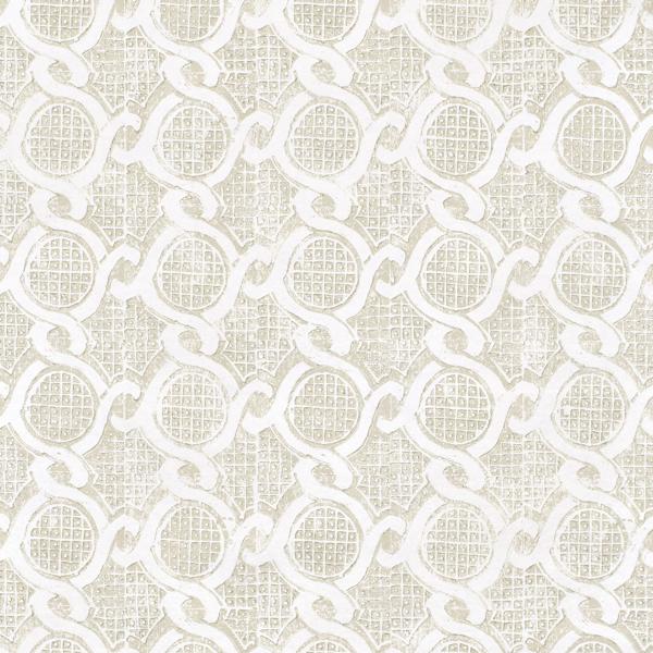 Sample - Pbfc-3533-16 | Chain Wallpaper, Beige Geometric - Lee Jofa Wallpaper - Pbfc-3533.16.0