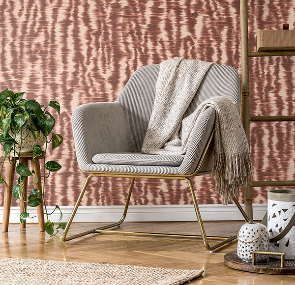 Purchase PK333444 Brewster Wallpaper, Hartmann Burgundy Stripe Texture - Medley12
