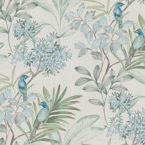 Purchase Psw1517Rl | Watercolor Botanicals, Handpainted Songbird Peel & Stick - York Wallpaper