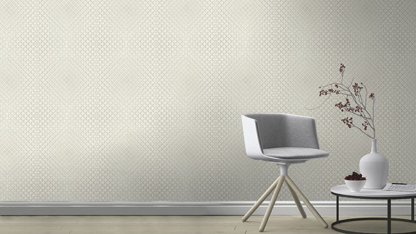 Purchase RH610949 Brewster Wallpaper, Perriand Cream Geometric - Rasch12