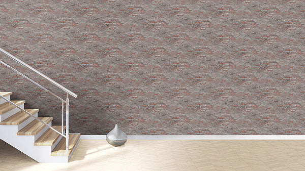 Purchase RH625530 Brewster Wallpaper, Templier Grey Distressed Brick - Rasch12