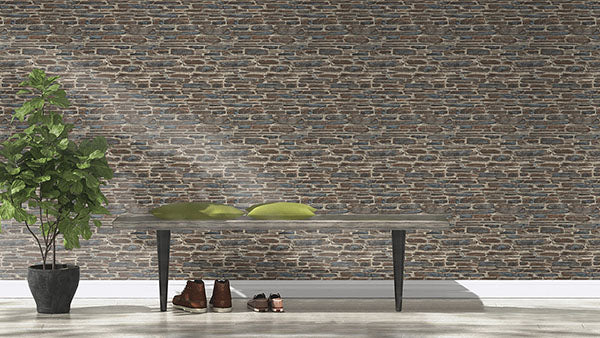 Purchase RH863420 Brewster Wallpaper, Cassandre Grey Stone - Rasch12