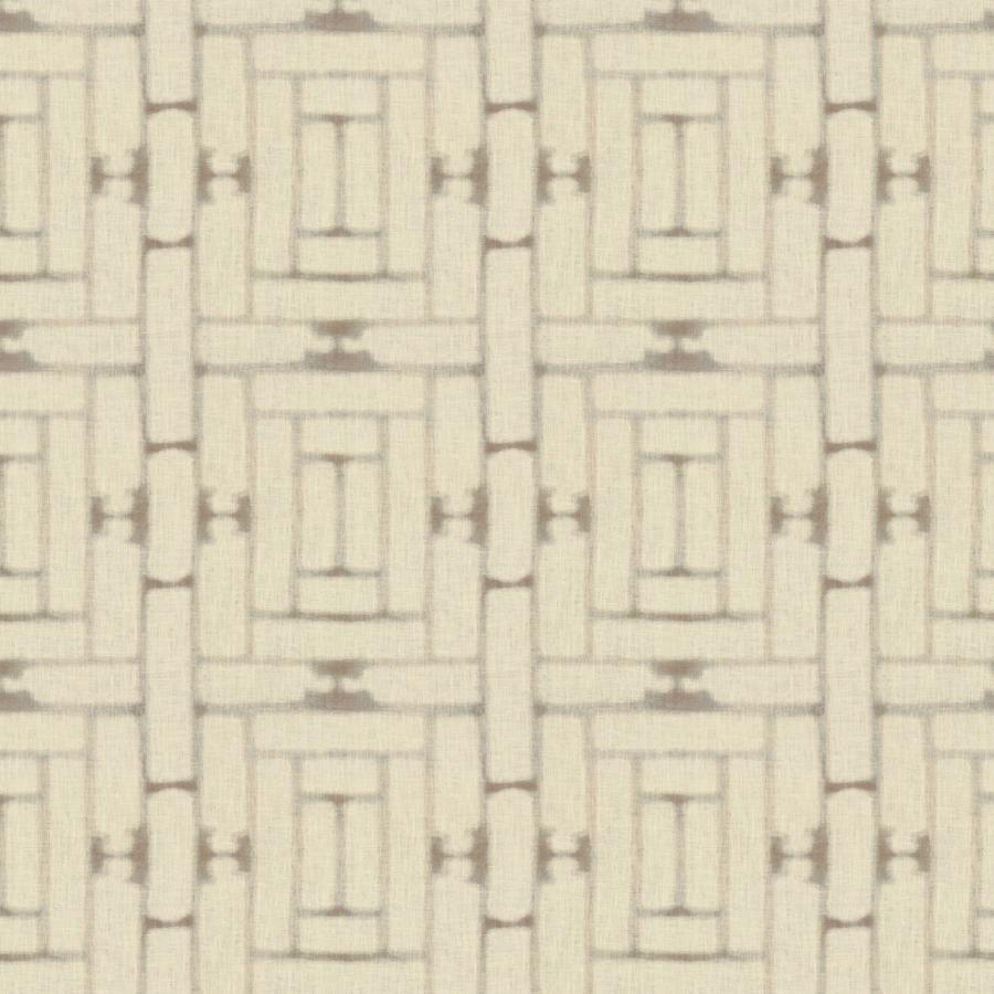 Sample ROYAL MAZE.15.0 Royal Maze Haze White Multipurpose Contemporary Fabric by Kravet Couture