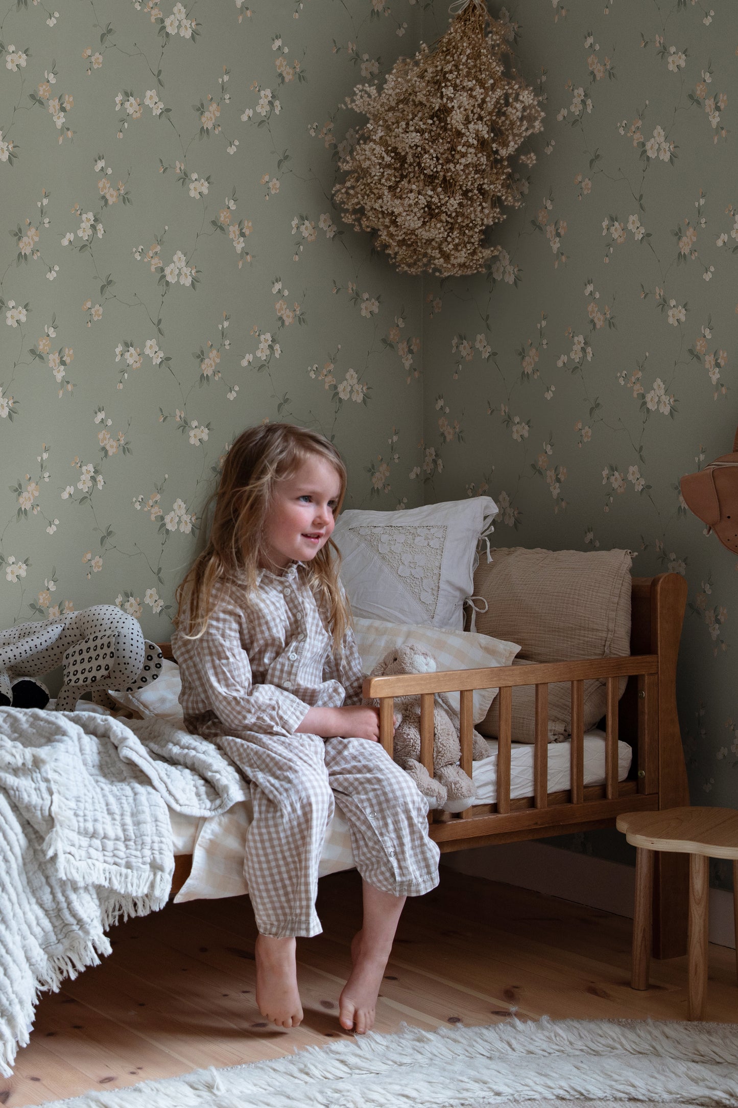 Purchase Sandberg Wallpaper SKU 2028-01-18 pattern name Engla color name Sage Green.