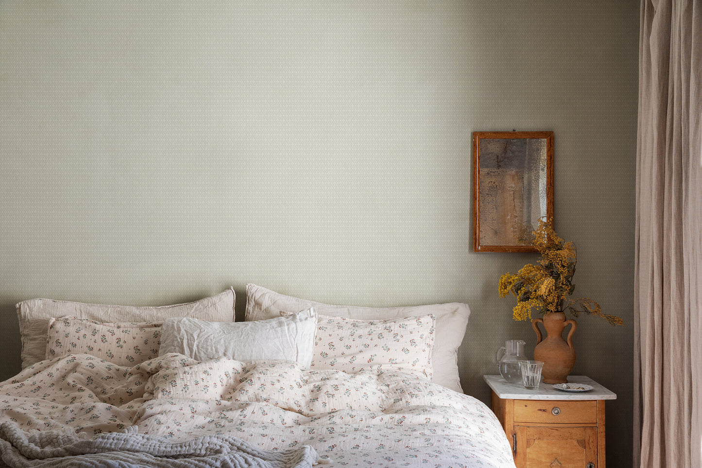 Purchase Sandberg Wallpaper Product# 2028-01-18 pattern name Einar color name Spring Green.