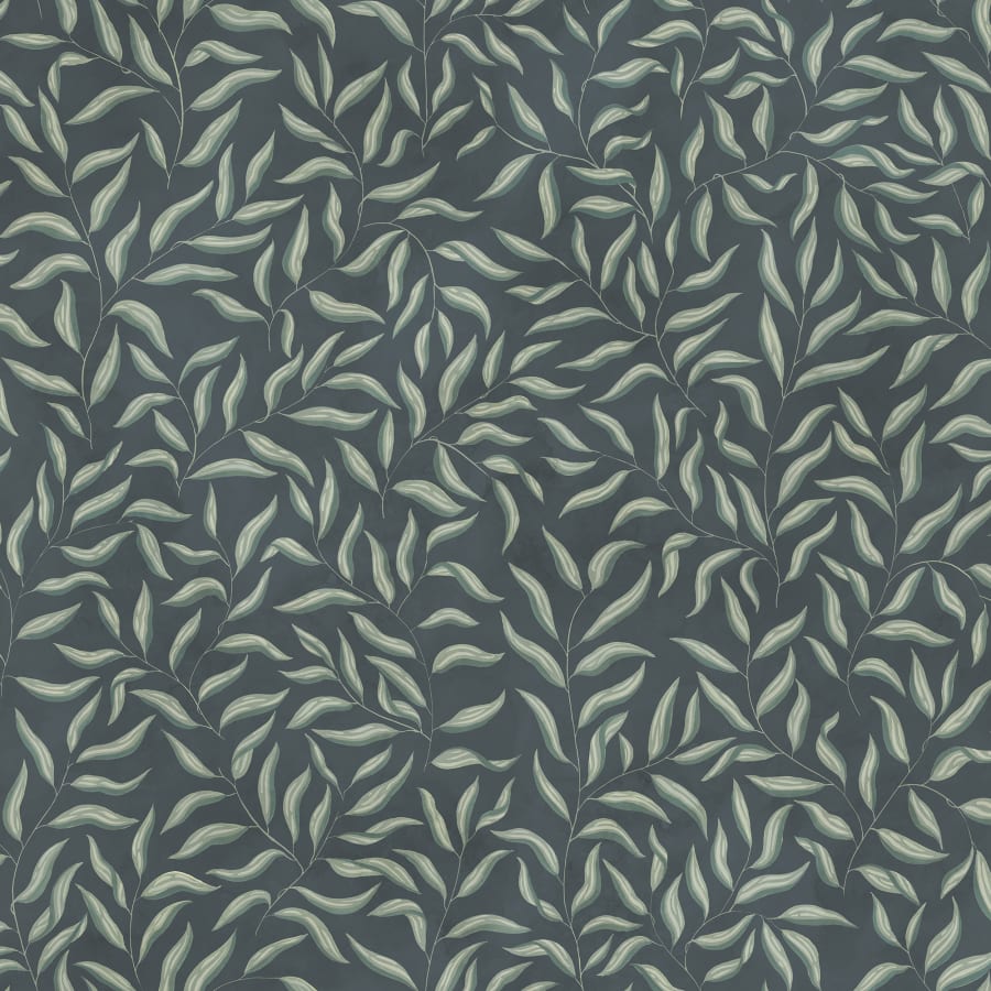 Sandberg Wallpaper pattern name & color Jennie, Classic Blue from the collection Villa Dalarö II.