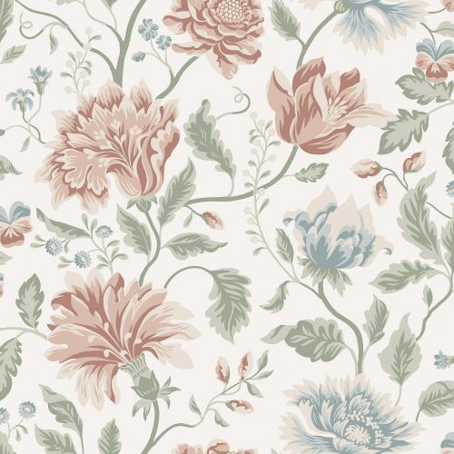 Purchase Sandberg Wallpaper SKU# 2028-06-21 pattern name Annabelle color name Terracotta.