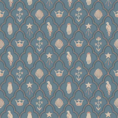 Purchase Sandberg Wallpaper Item# 2028-06-21 pattern name Turtledove color name Barn Indigo Blue.