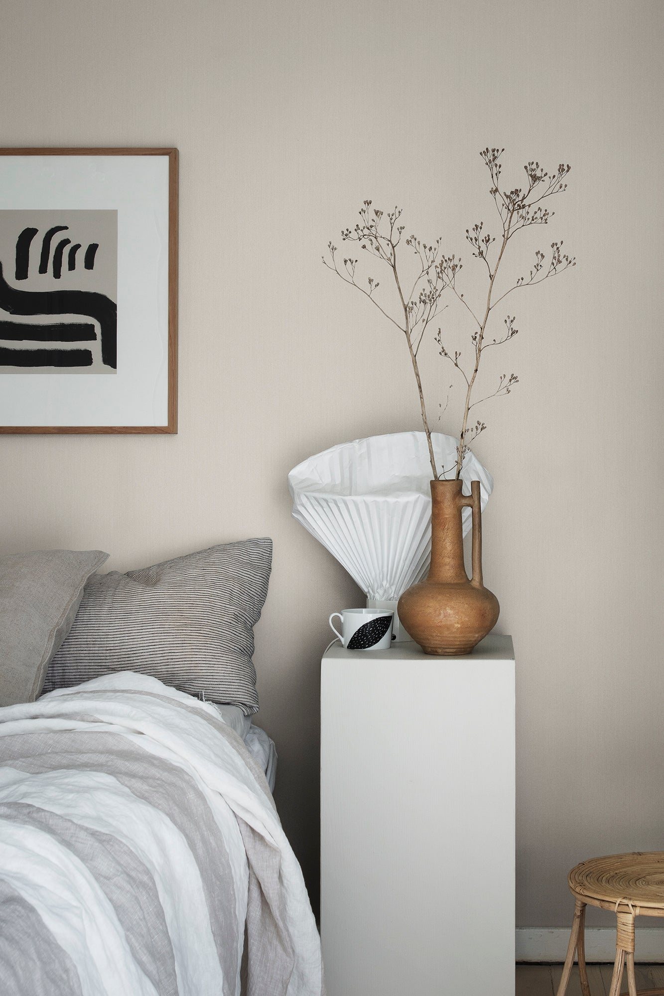 Purchase Sandberg Wallpaper Item# 2028-06-21 pattern name Linne color name Sandstone.