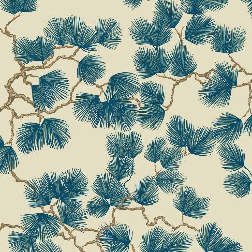 Purchase Sandberg Wallpaper Item# 2028-11-22 pattern name Pine color name Blue.