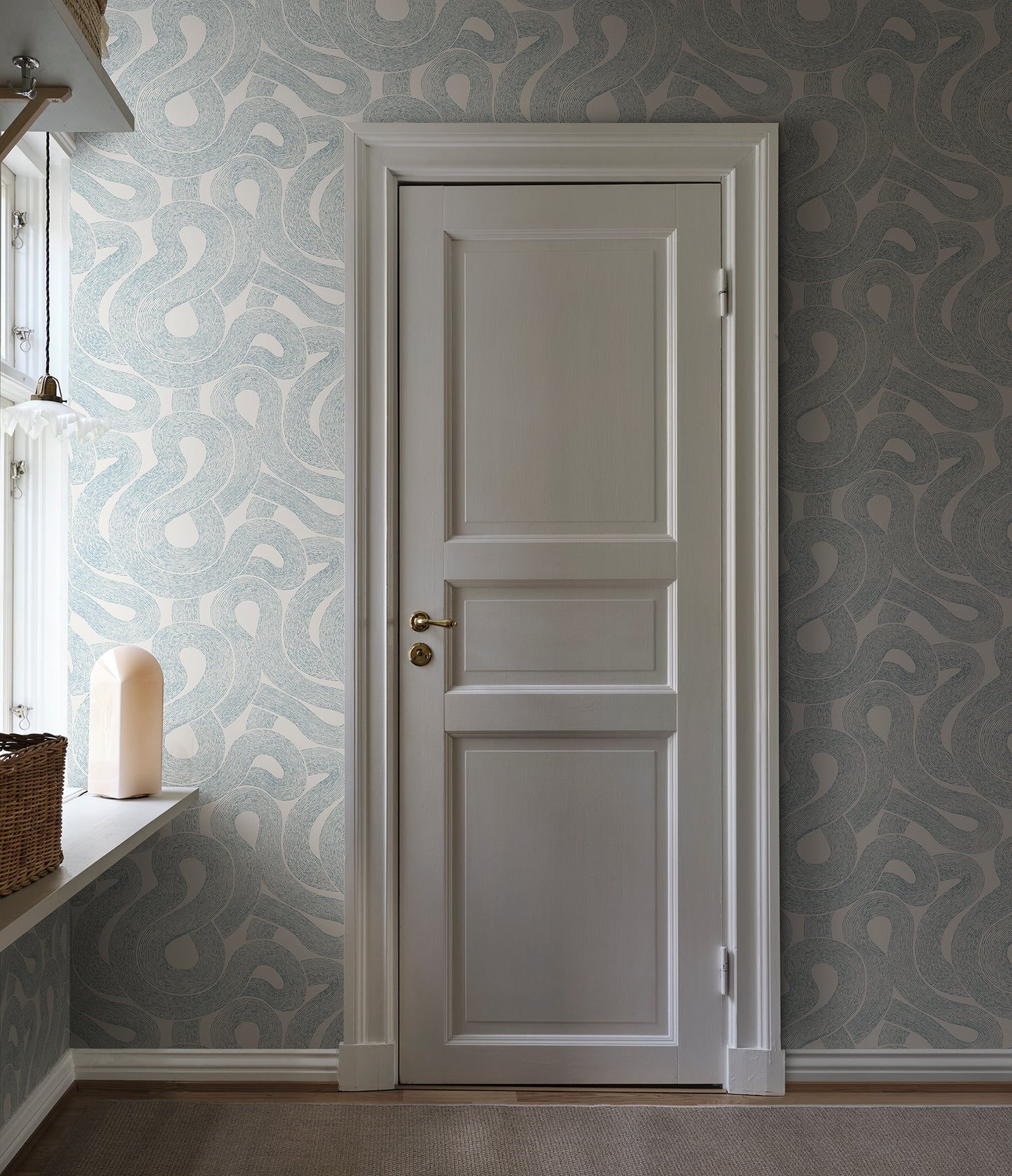 Purchase Sandberg Wallpaper Product 2028-11-22 pattern name Zen color name Indigo Blue.