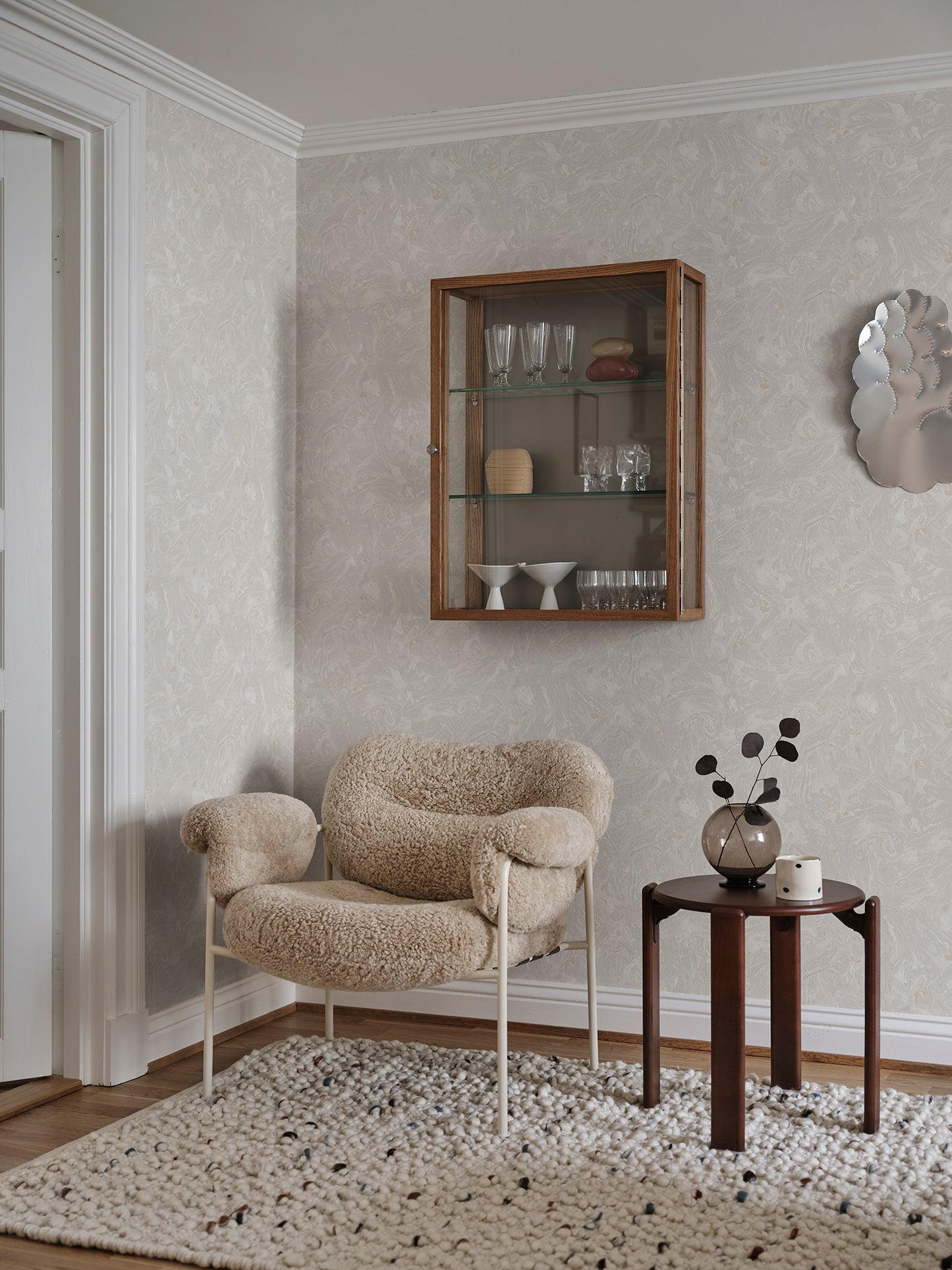 Purchase Sandberg Wallpaper Product# 2028-11-22 pattern name Marion color name Gray.