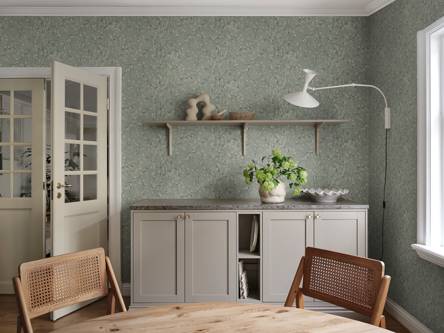 Purchase Sandberg Wallpaper SKU 2028-11-22 pattern name Lise color name Forest Green.