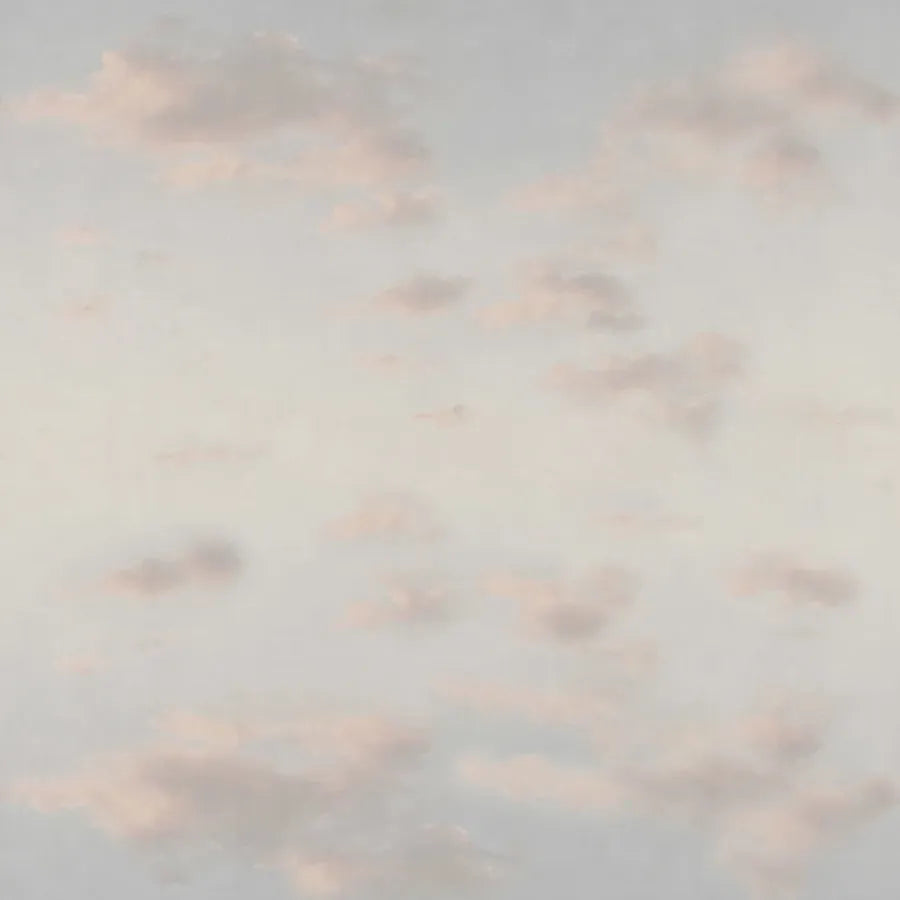 Sandberg Wallpaper Pattern# S10360 pattern name & color Moln Ceiling Misty Blue from the collection Mons Klint.