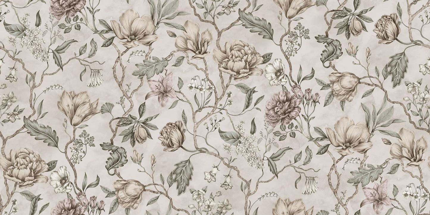 Sandberg Wallpaper pattern name & color Belinda Pastel from the collection Sandberg Edition.