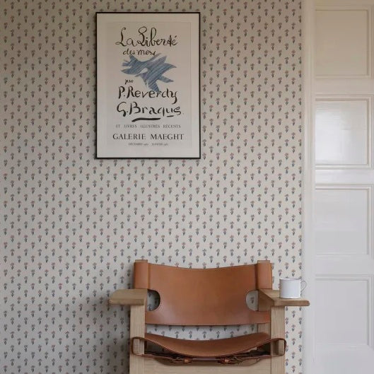 Purchase Sandberg Wallpaper Pattern number S10372 pattern name Betty color name Blue