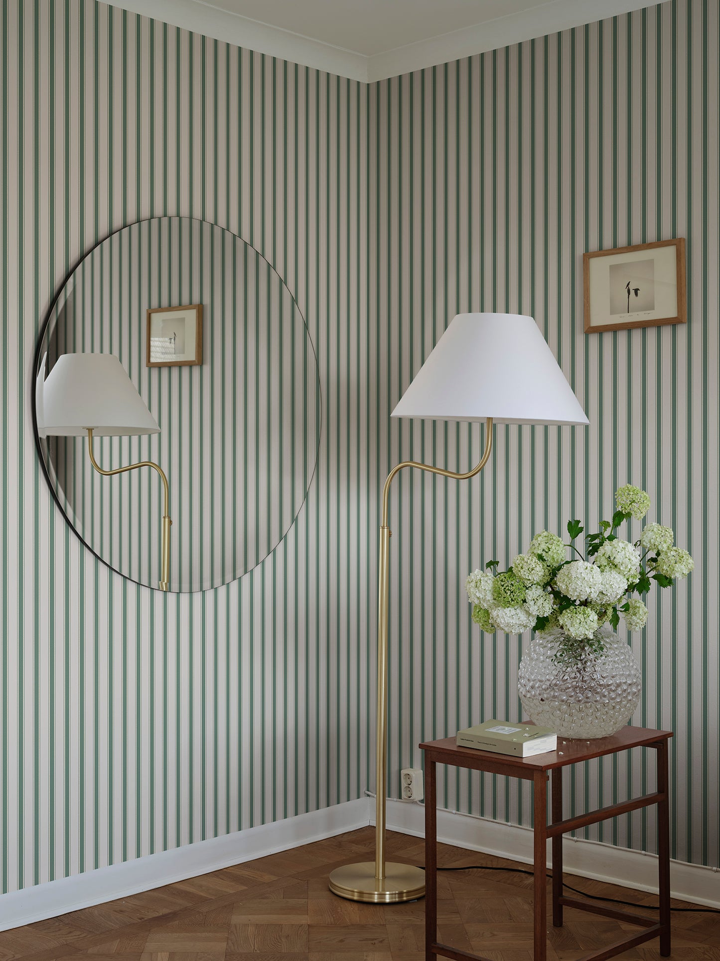 Purchase Sandberg Wallpaper Item 2029-04-10 pattern name Gustav color name Green.