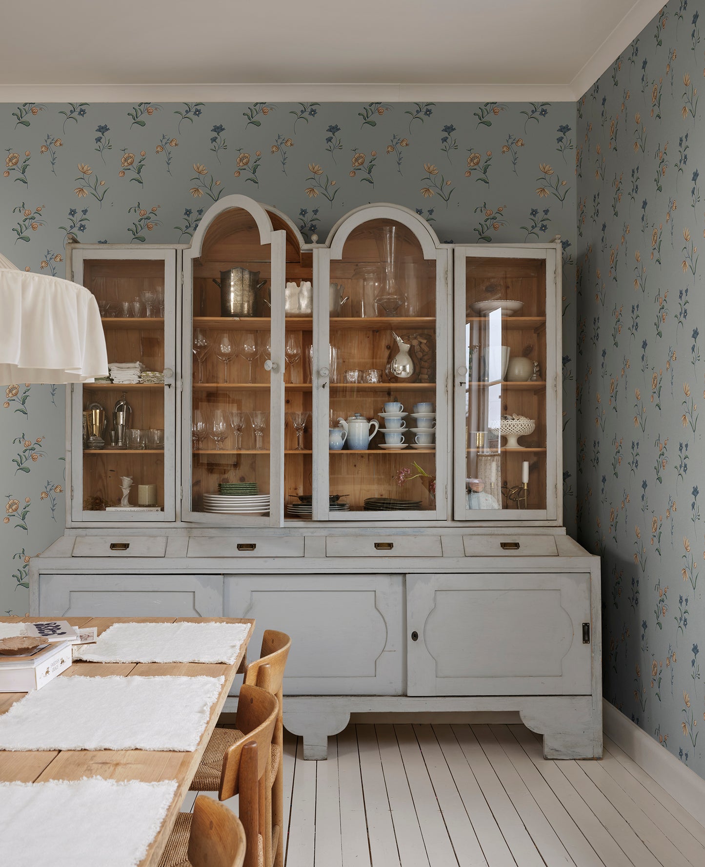 Purchase Sandberg Wallpaper Product# 2029-04-10 pattern name Hanna color name Misty Blue.