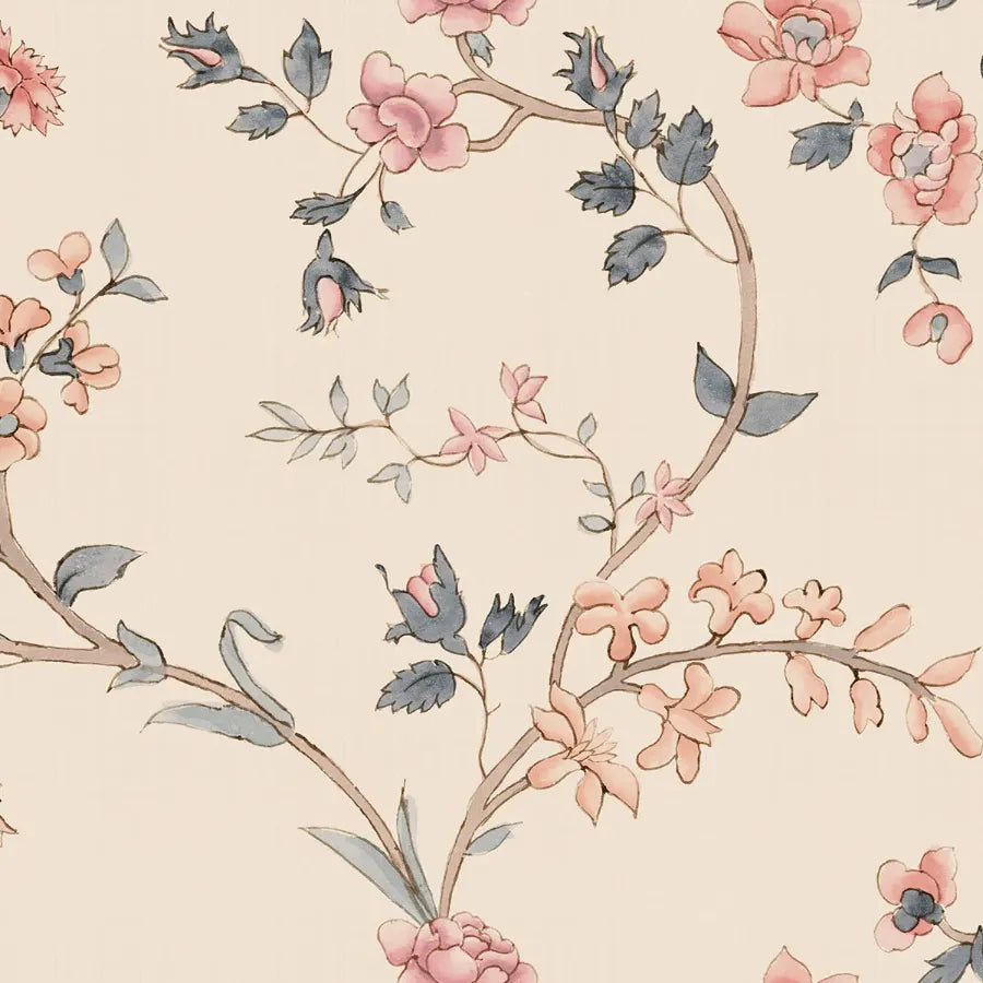 Sandberg Wallpaper Product S10399 pattern name & color Clara, Pastel from the collection Tidlosa.