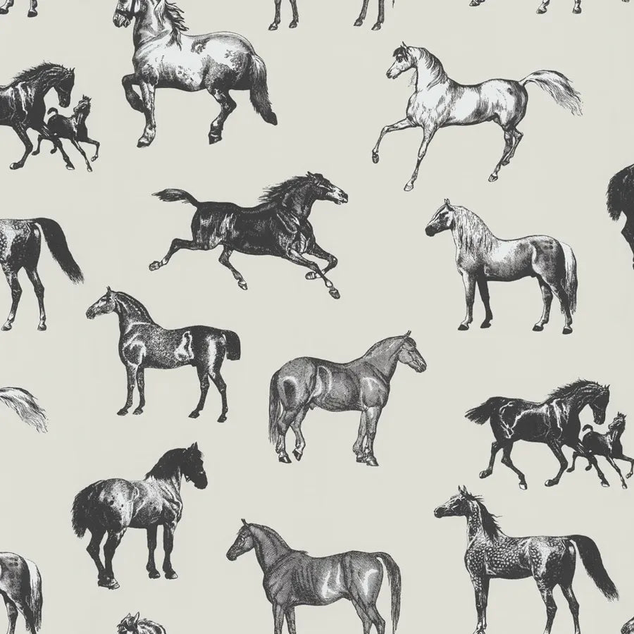 Sandberg Wallpaper SKU S10411 pattern name & color Colette, Graphite from the collection Sandberg Edition.