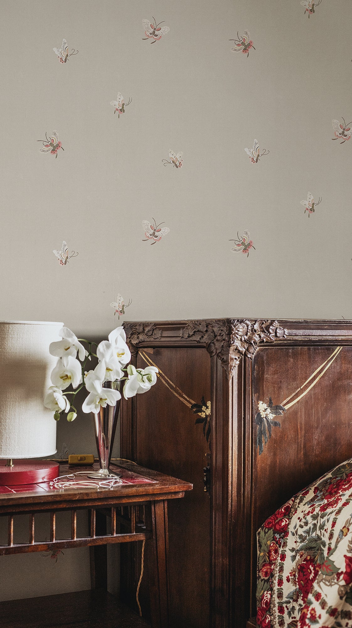 Purchase Sandberg Wallpaper Pattern# 2029-08-21 pattern name Butterflies color name Sandstone.