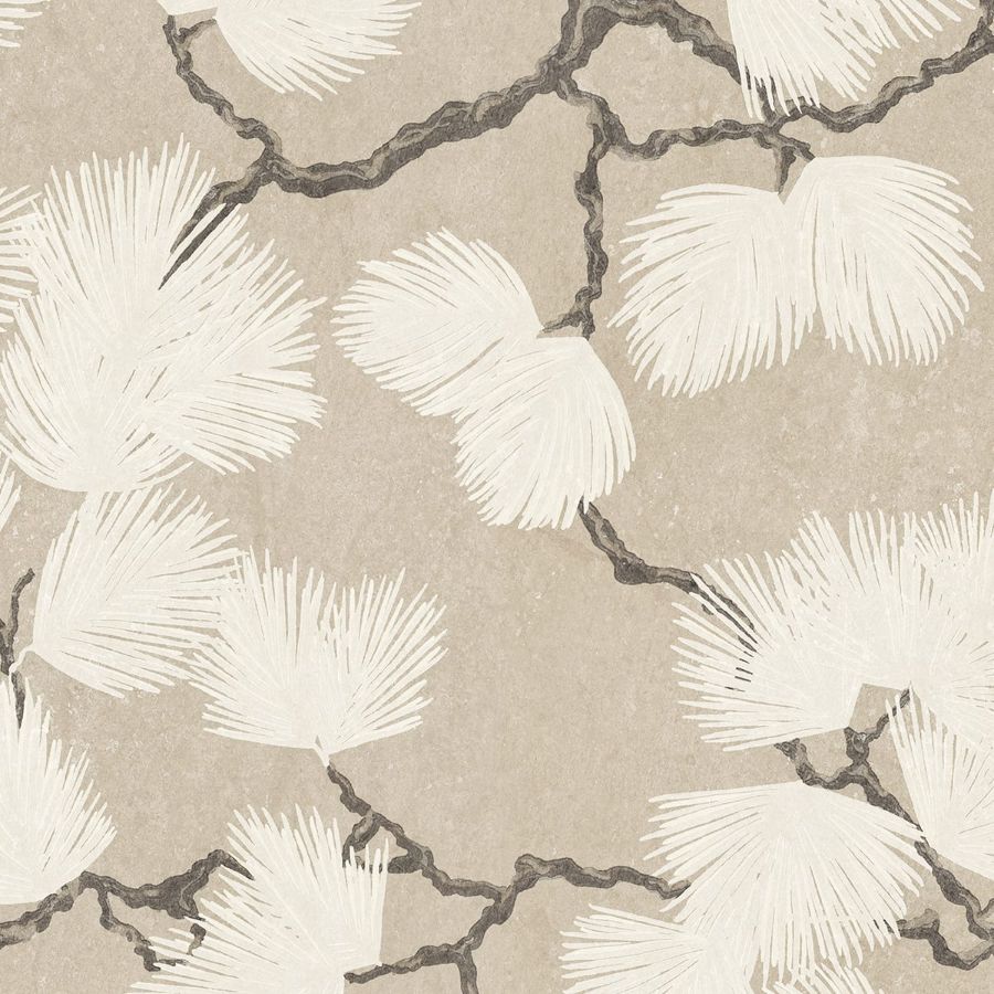 Buy Sandberg Wallpaper Product S10487 pattern name & color Pine Mural, Beige