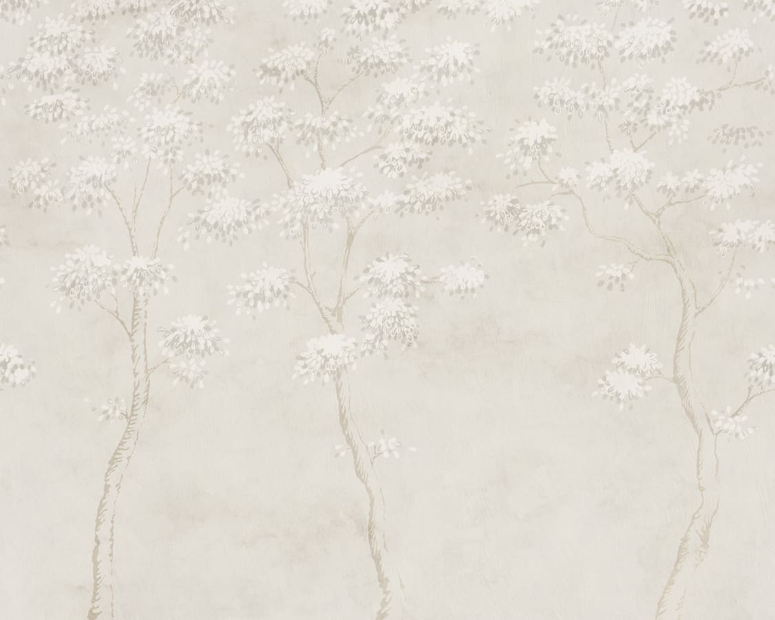 Sandberg Wallpaper pattern name & color Wilhelm, Gray from the collection Tradgarden.