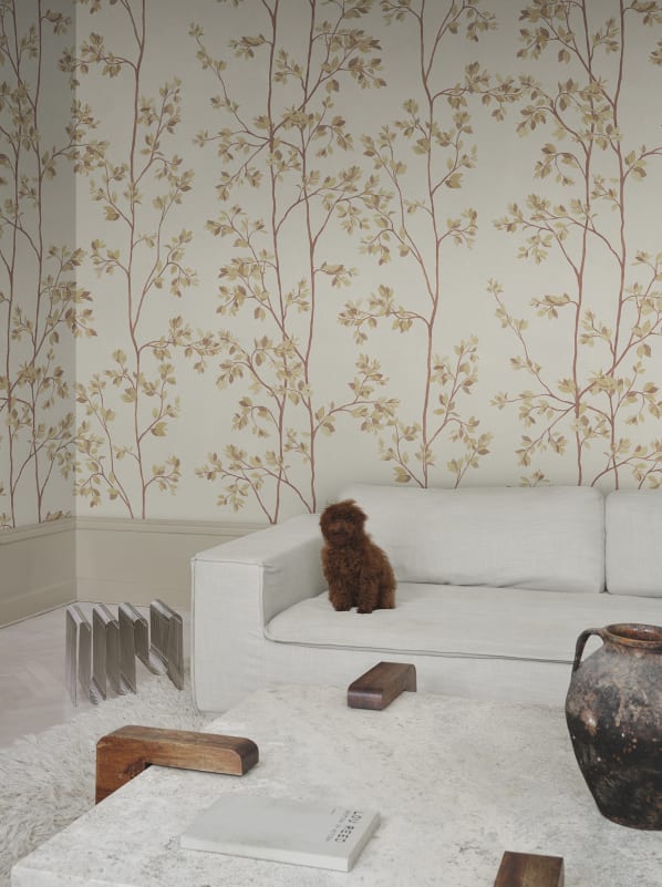 Shop Sandberg Mural Pattern# S10702 pattern name & color Laura, Beige.