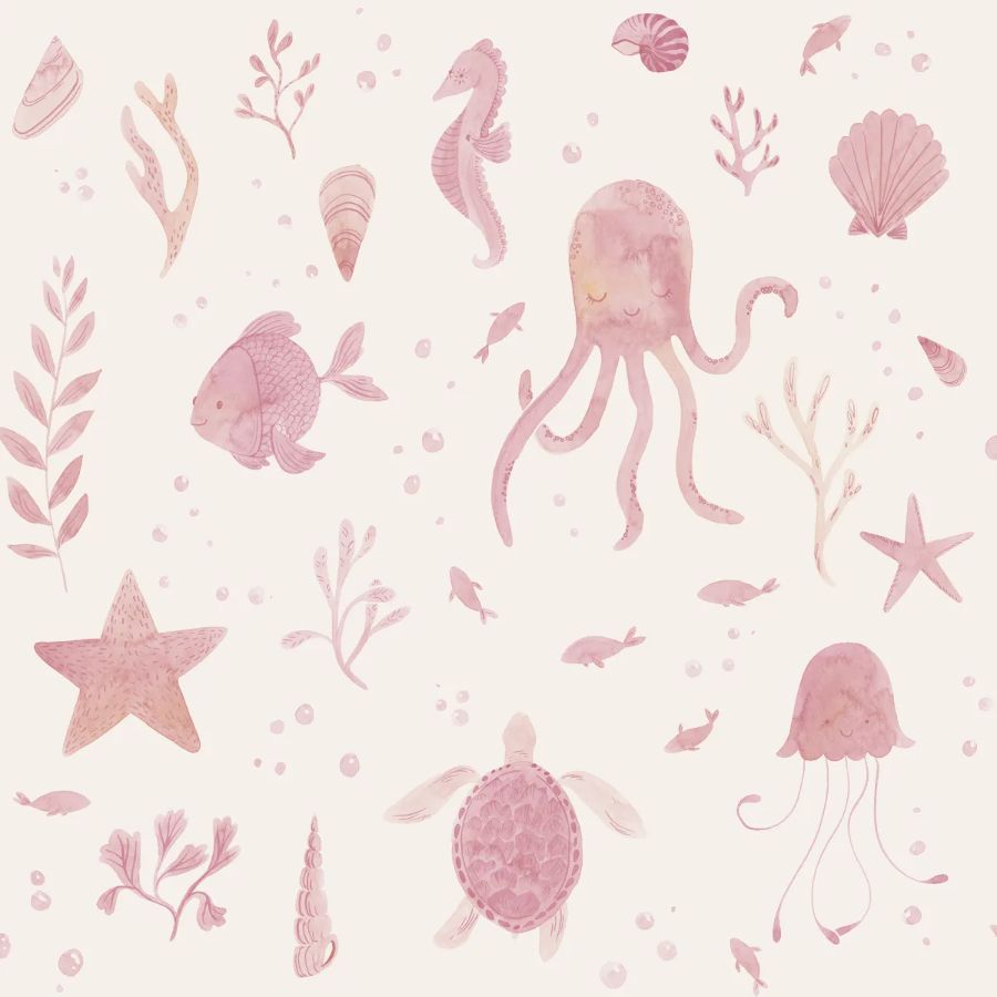 Order Sandberg Wallpaper Product S10717 pattern name & color Della, Pink