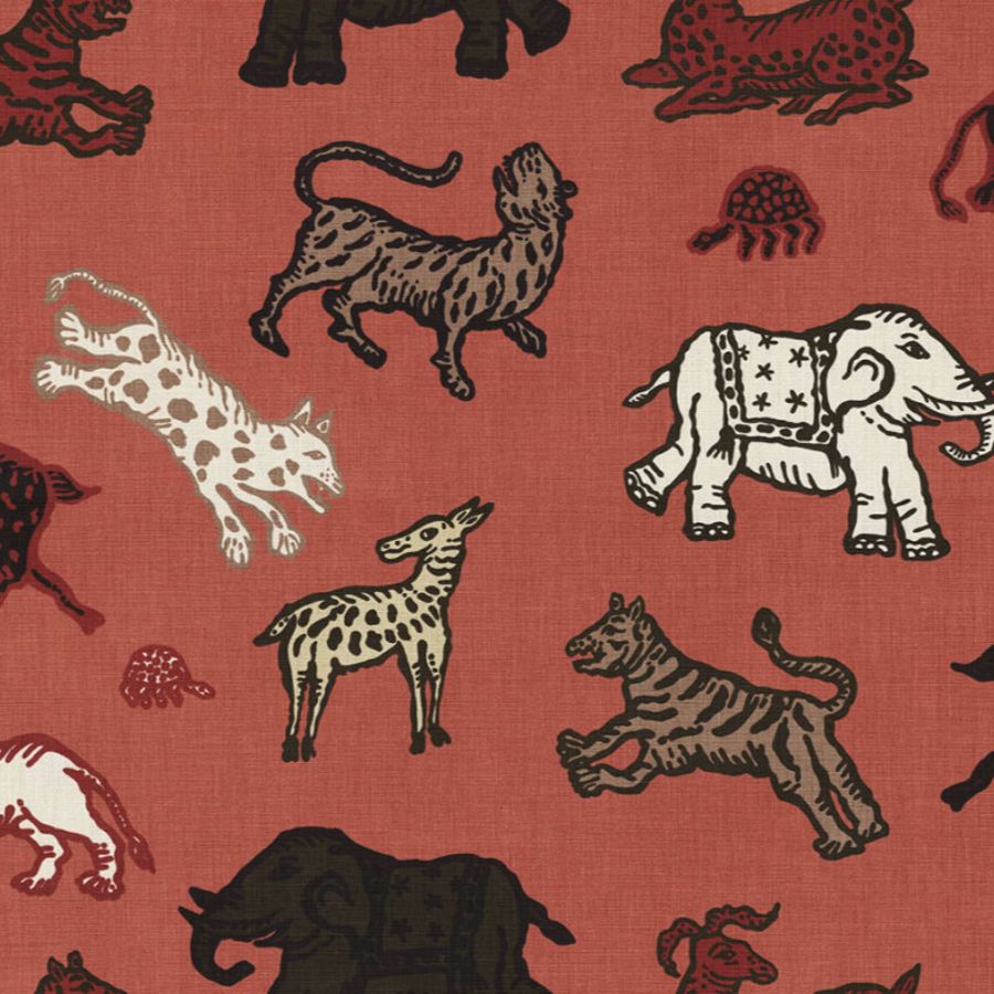 Select Sandberg Mural Product# S10725 pattern name & color Leonard, Red